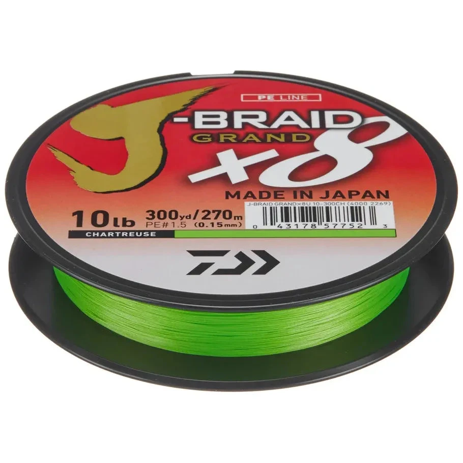 Daiwa J-Braid Grand X8 300Yds 3 Daiwa J-Braid Grand X8 300Yds