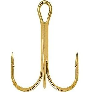 Danielson Treble Hooks Gold Qty 25 3 Danielson Treble Hooks Gold Qty 25