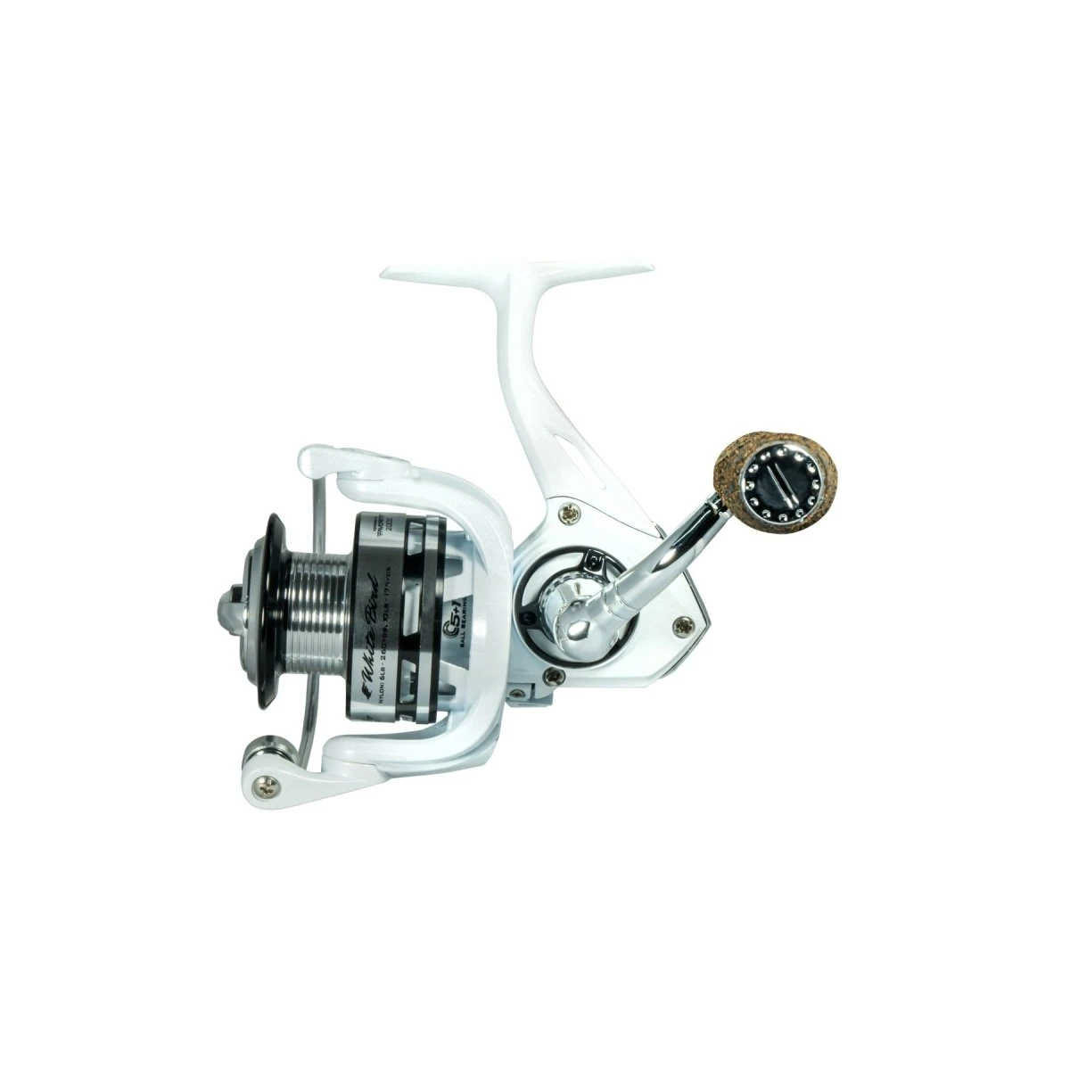 Favorite White Bird 2000 Spinning Reel 5.2:1 Ratio 4 Favorite White Bird 2000 Spinning Reel 5.2:1 Ratio - Image 2