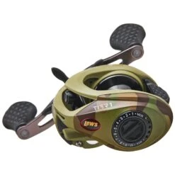Lews American Hero Tier 1 Series Casting Reel 7.5:1 Gear Ratio Camo -Fish and Save lews american hero tier 1 series casting reel 751 gear ratio camocasting reelslews849004034563left handedfishandsave 671279