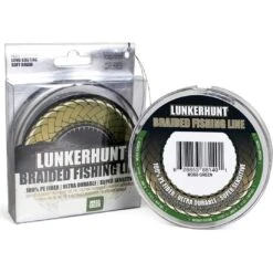 Lunkerhunt Braided Fishing Line 150 Yds Moss Green