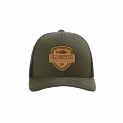 Marcum MTC4 Loden Sheild Trucker Hat Drk Green Black Back