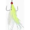 Mustad Feather Triple Grip Tactical Bass Hooks Qty 2 Chartreuse 2 Mustad Feather Triple Grip Tactical Bass Hooks Qty 2 Chartreuse -Fish and Save mustad feather triple grip tactical bass hooks sz 4 qty 2 chartreuse 538225