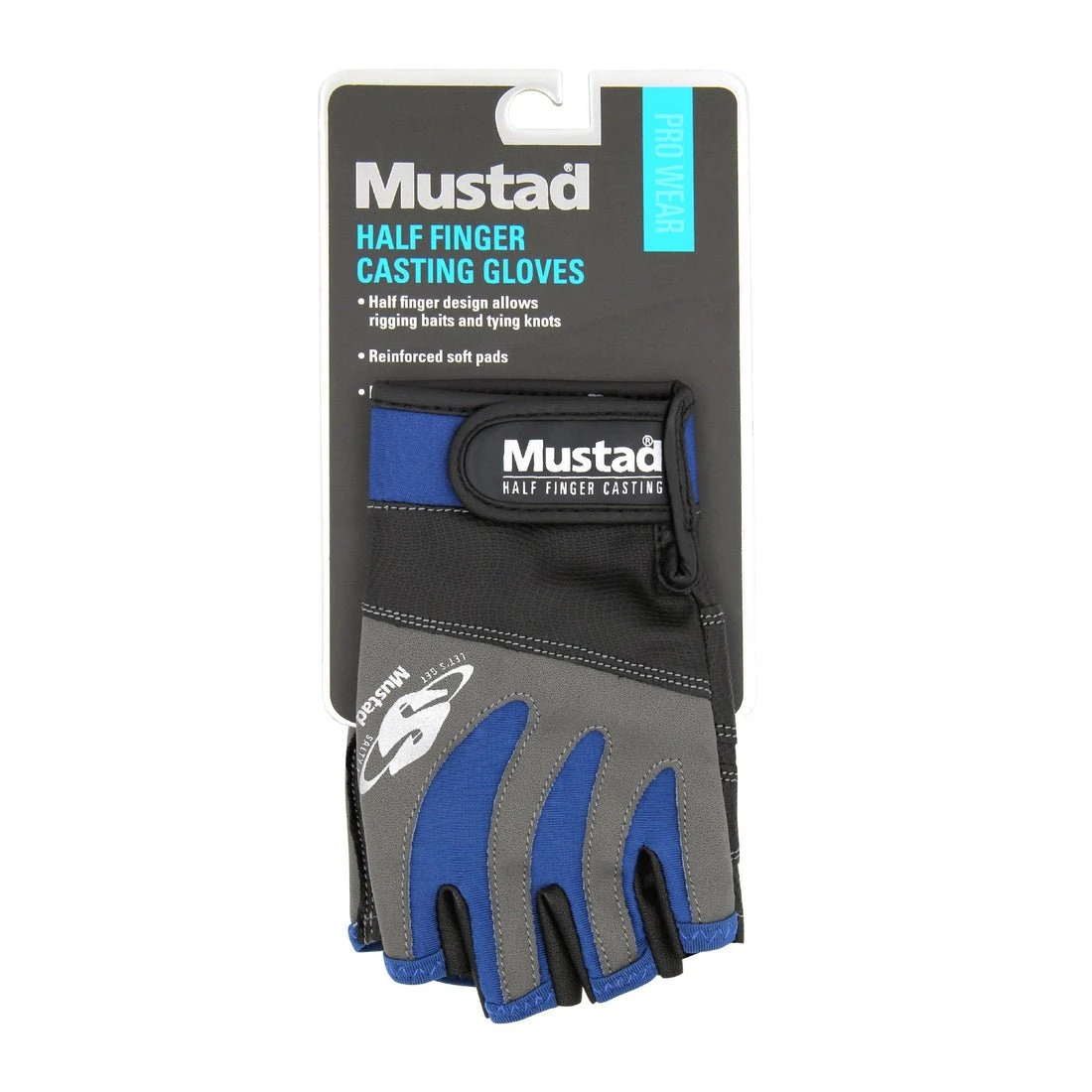 Mustad Half Finger Casting Gloves 3 Mustad Half Finger Casting Gloves
