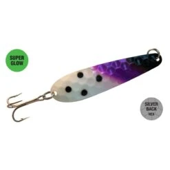 Northern King Lures Trolling Spoon 3-5/16" 2/5 Oz -Fish and Save northern king lures trolling spoon 3 516 25 oztrollingnorthern king063747220728purple dalmationfishandsave 560354