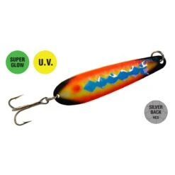 Northern King Lures Trolling Spoon 3-5/16" 2/5 Oz -Fish and Save northern king lures trolling spoon 3 516 25 oztrollingnorthern king063747220810orange knightfishandsave 825592