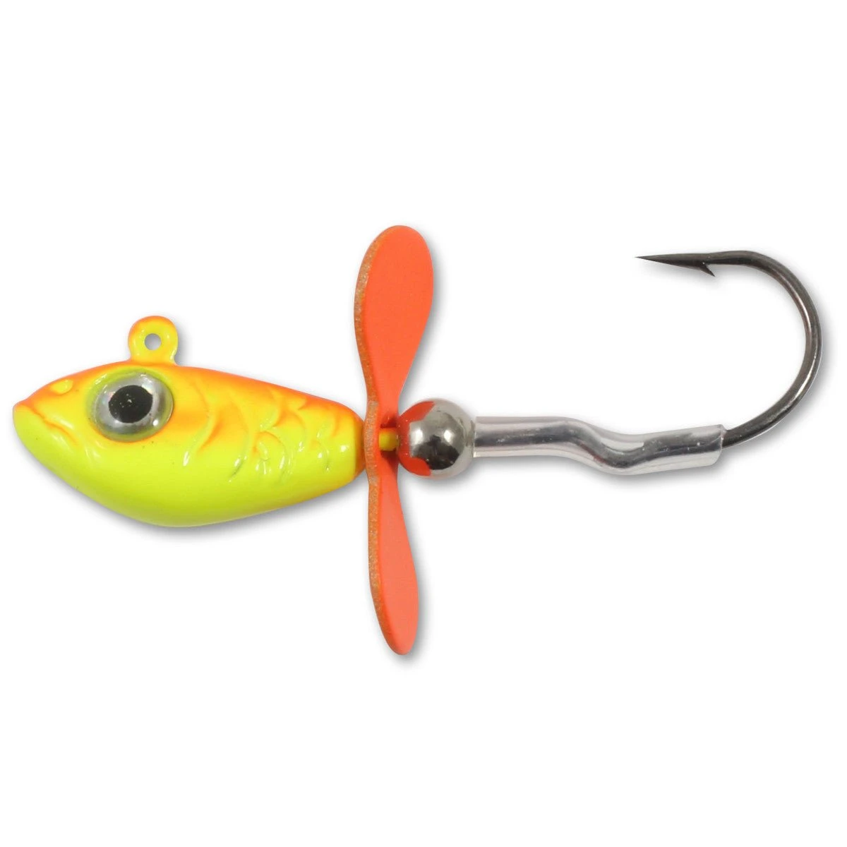 Northland Tackle Whistler Prop Jig Neon Assorted Color Qty 6 4 Northland Tackle Whistler Prop Jig Neon Assorted Color Qty 6 - Image 2