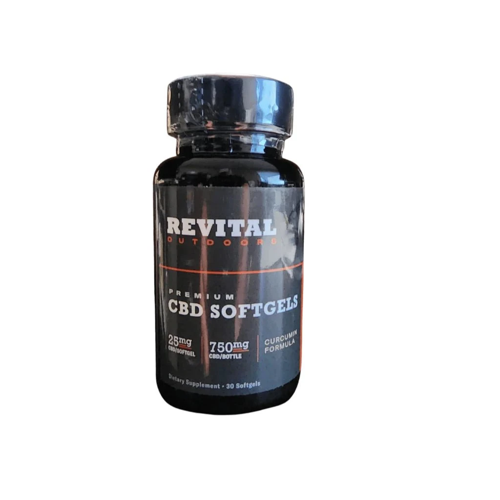 Revital Outdoors 25mg Nano CBD Softgel Curcumin Formula QTY 30 3 Revital Outdoors 25mg Nano CBD Softgel Curcumin Formula QTY 30