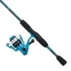 Shakespeare Amphibian Blue Aqua Camo Spin Combo 5'6" 2 Pc. -Fish and Save shakespeare amphibian blue aqua camo spin combo 56 2 pc 508424