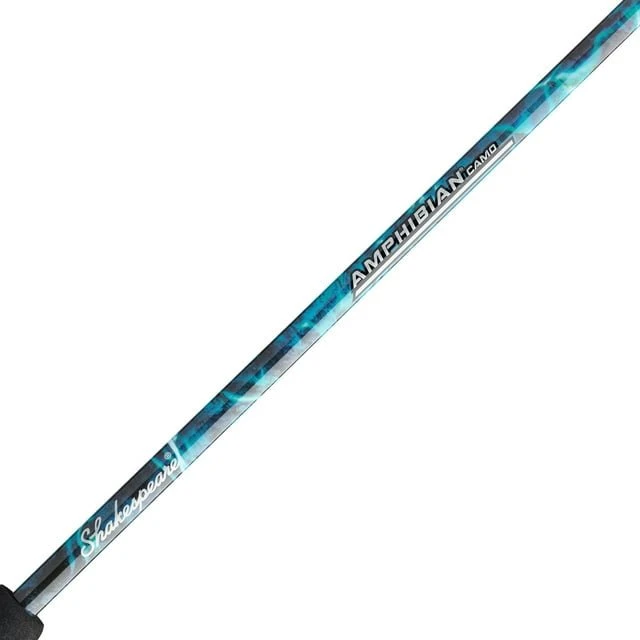 Shakespeare Amphibian Blue Aqua Camo Spin Combo 5'6" 2 Pc. 4 Shakespeare Amphibian Blue Aqua Camo Spin Combo 5'6" 2 Pc. - Image 2