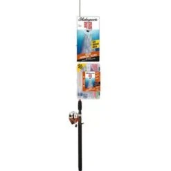 Shakespeare Catch More Fish Catfish Spincast Combo, W Tackle Box/Tackle 7' 2pc Med/Hvy Rod