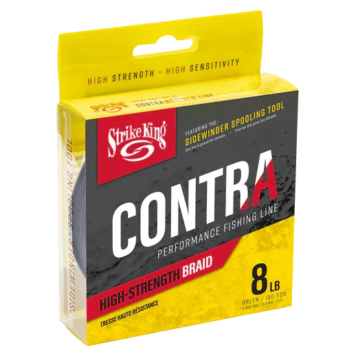 Strike King Contra Braid 8Lb 300 Yds Green 3 Strike King Contra Braid 8Lb 300 Yds Green