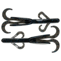 Strike King KVD Game Hawg 4'' Qty 8 -Fish and Save strike king kvd game hawg 4 qty 8plasticsstrike king051034241822blackblue flakefishandsave 974052