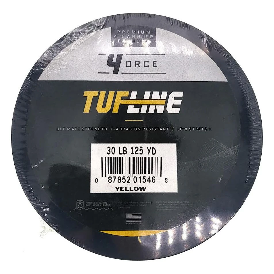 Tuf-Line 4orce Braid 125 Yds 30Lb Yellow 3 Tuf-Line 4orce Braid 125 Yds 30Lb Yellow