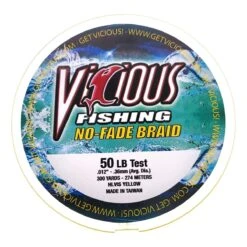 Vicious Fishing No-Fade Braid 300 Yds