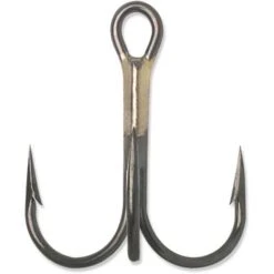 VMC Forged Round Bend Treble Hook With Cut Point Bronze